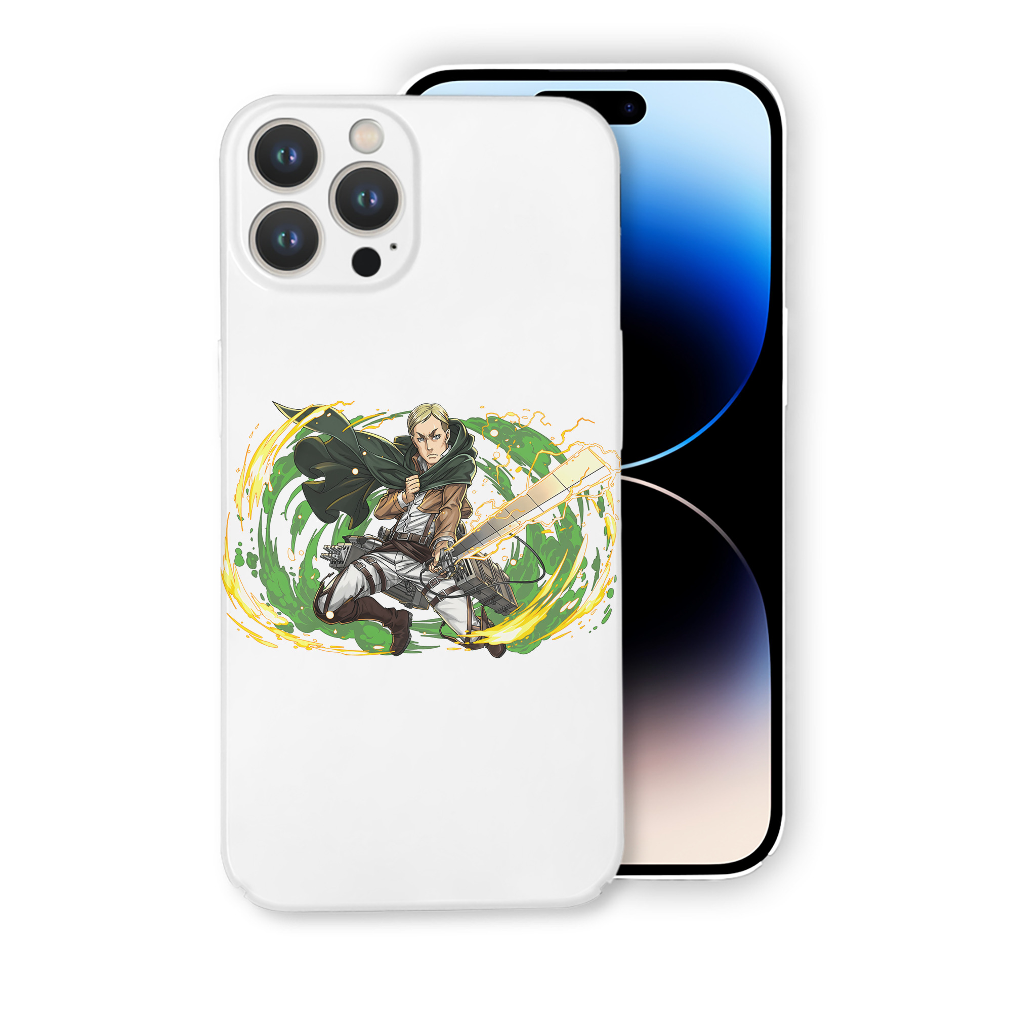 （画像用） 進撃の巨人 エルヴィン・スミス Attack on Titan Erwin Smith 【iPhone 14シリーズ対応】ハードケース